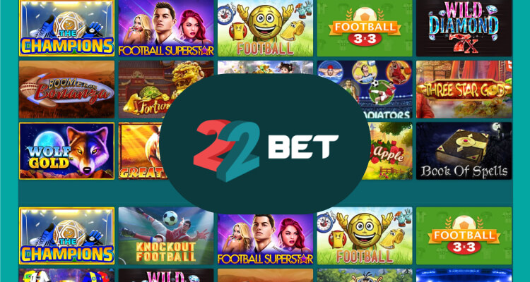 Providers and games on 22bet